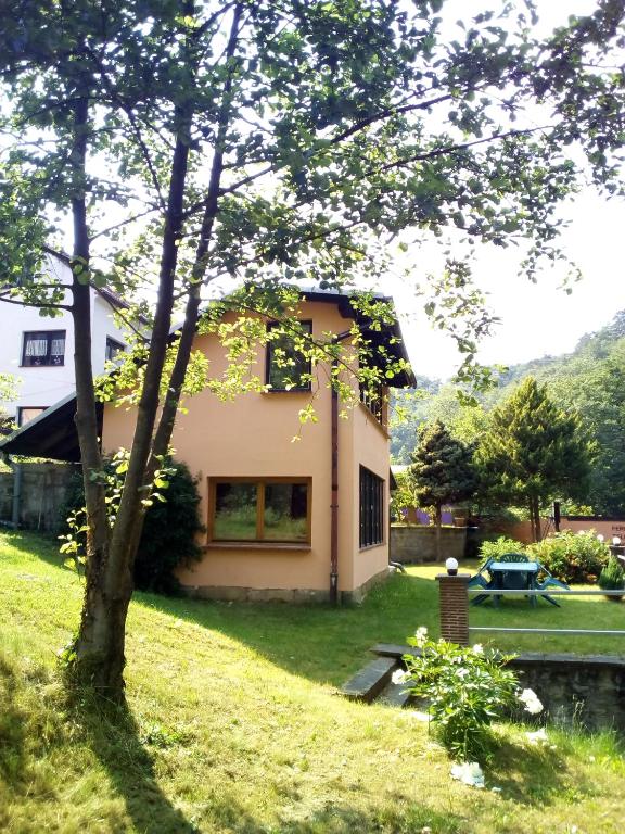 Zahrada ubytování Elbenland Apartments & Bungalows