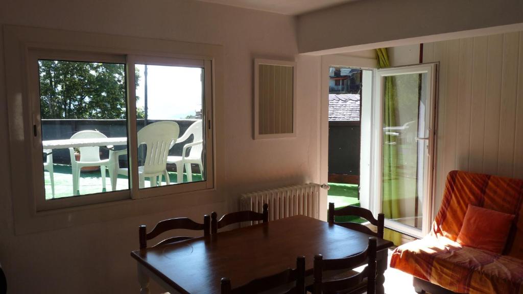 Posezení v ubytování Chalet Le Bois Noir