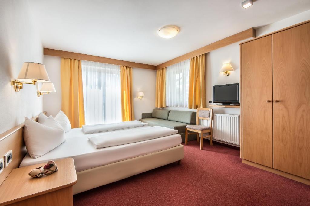 Postel nebo postele na pokoji v ubytování Medesc