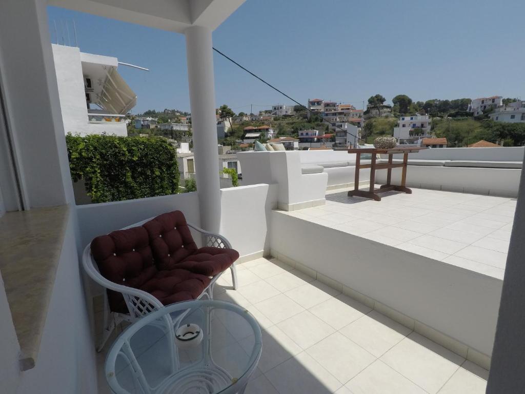 Balkon lub taras w obiekcie Ifigenia Studios