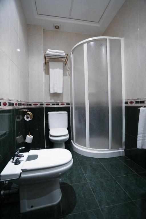 Koupelna v ubytování Hotel El Cisne