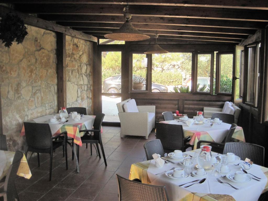 Restaurace v ubytování B&B Villa Giusy