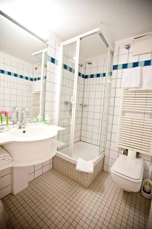 Koupelna v ubytování Altstadthotel Bad Griesbach