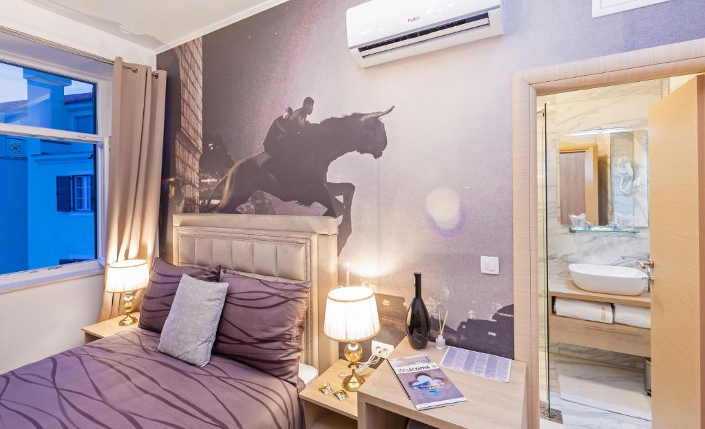 Posteľ alebo postele v izbe v ubytovaní Seven Stars Accommodation Dubrovnik