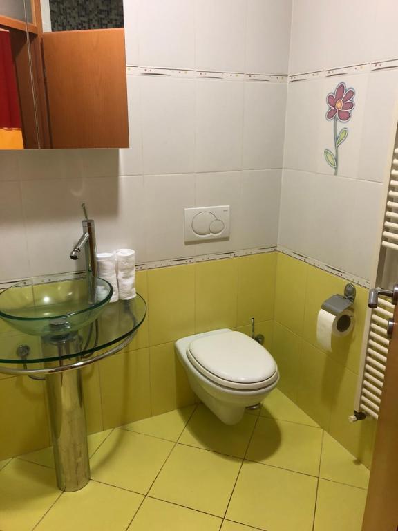 Koupelna v ubytování Motel Sofia