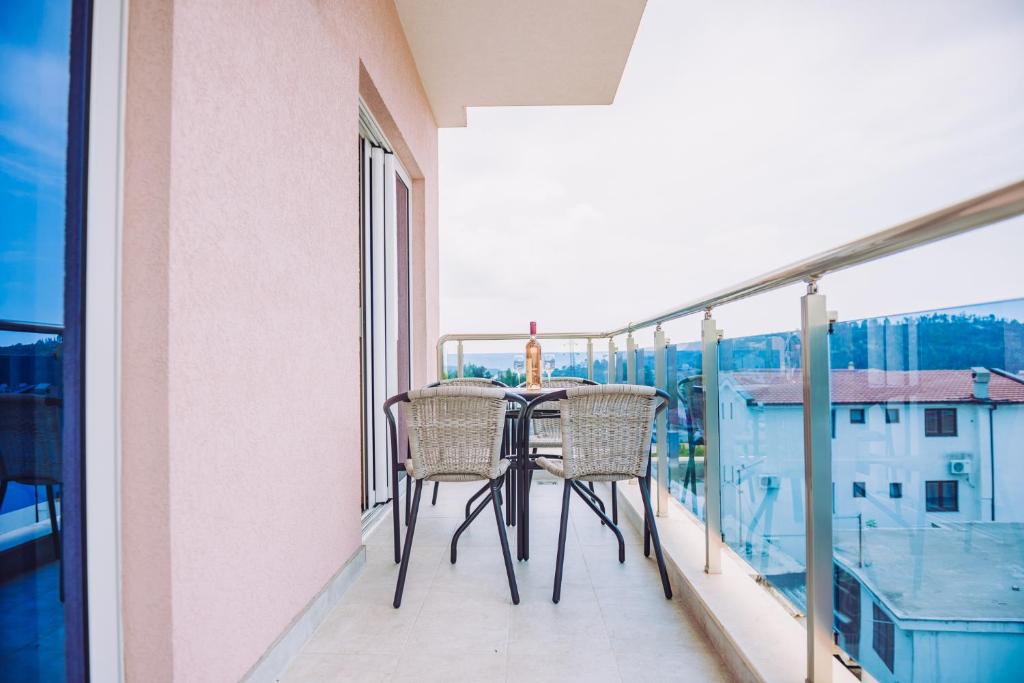 Balkón nebo terasa v ubytování Apartments Krstovic