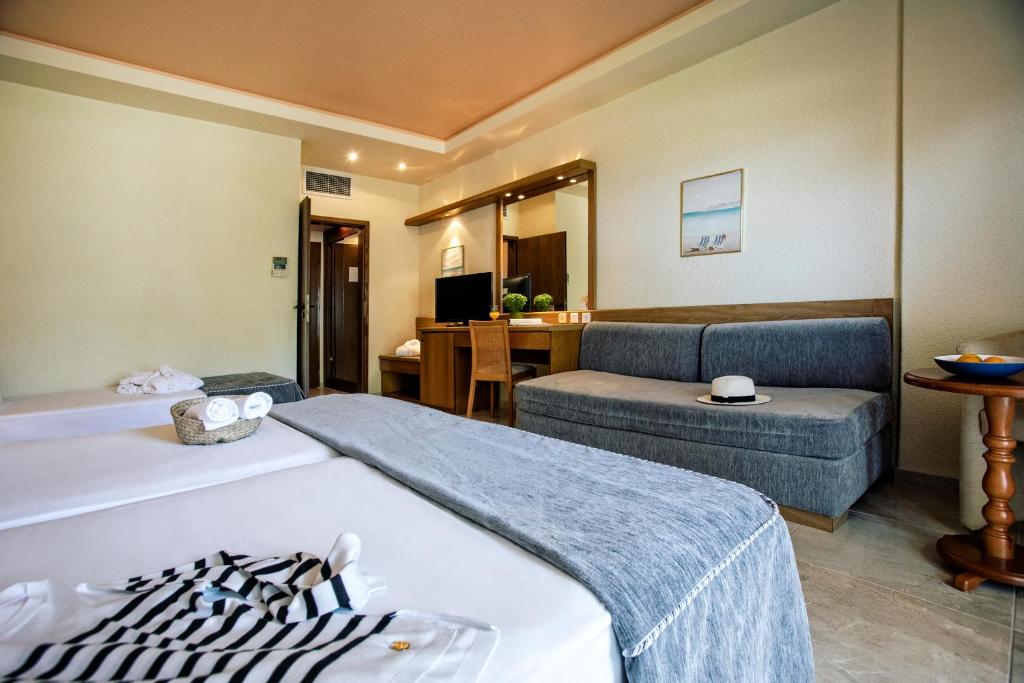 Istumisnurk majutusasutuses Possidi Holidays Resort & Suite Hotel