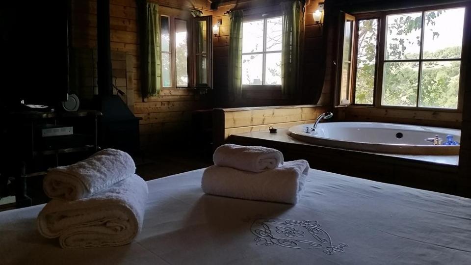 Postel nebo postele na pokoji v ubytování פסגת מתת Pisgat mattat