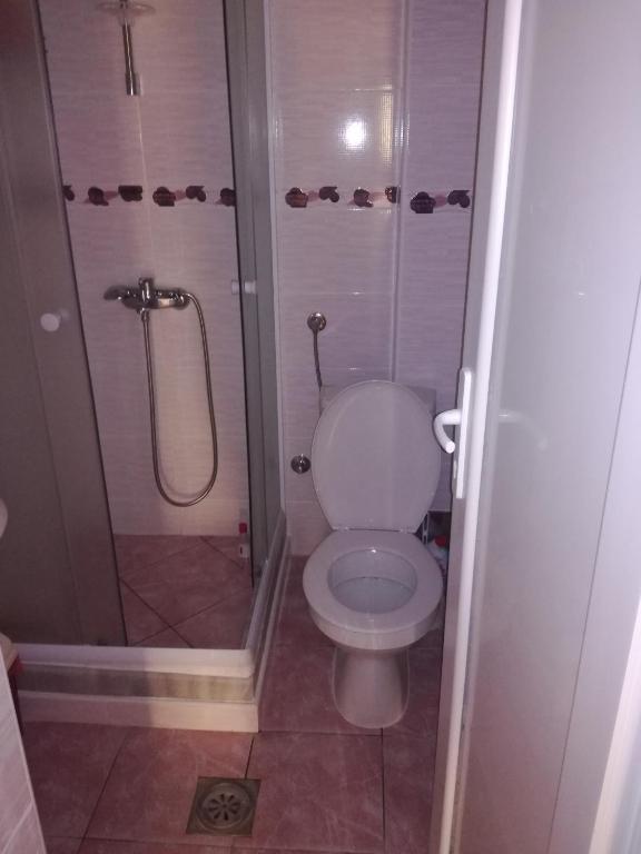 Koupelna v ubytování Apartments Stevanovic