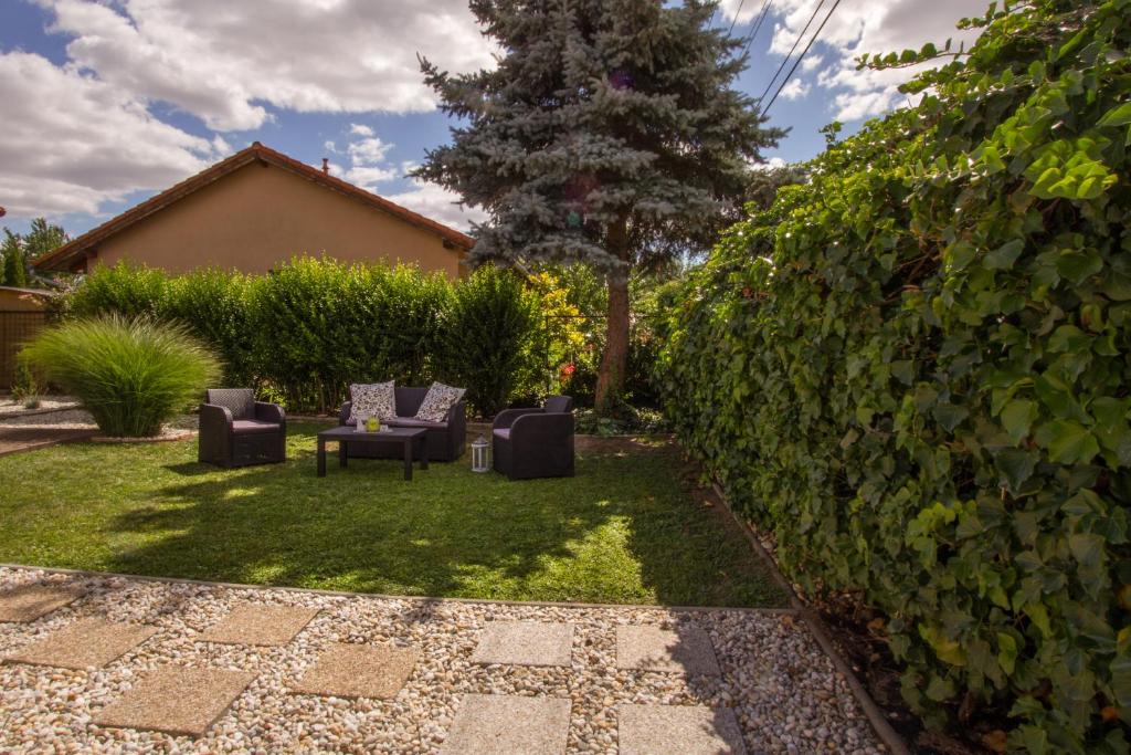 Zahrada ubytování Green Residence Élményközpont Velence