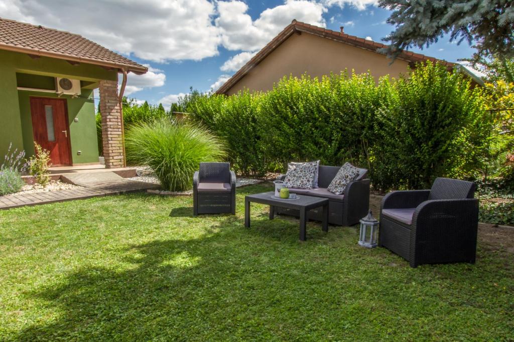 Zahrada ubytování Green Residence Élményközpont Velence