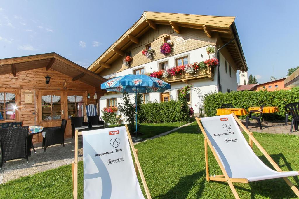 Zahrada ubytování Pension Hauser