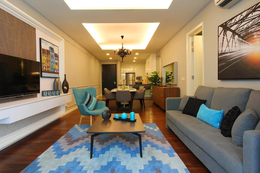 Μια τηλεόραση ή/και κέντρο ψυχαγωγίας στο The Shore Residence Apartment