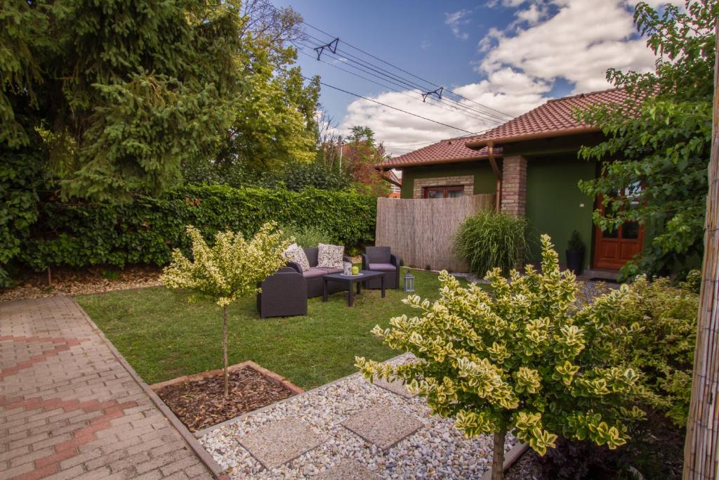 Zahrada ubytování Green Residence Élményközpont Velence