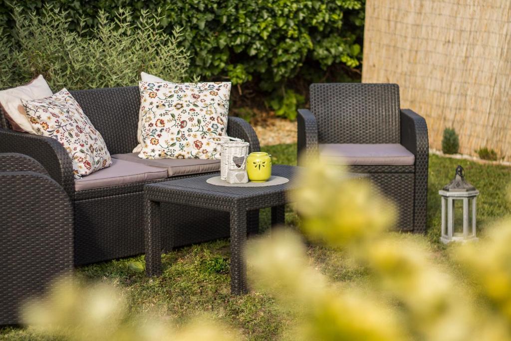 Posezení v ubytování Green Residence Élményközpont Velence