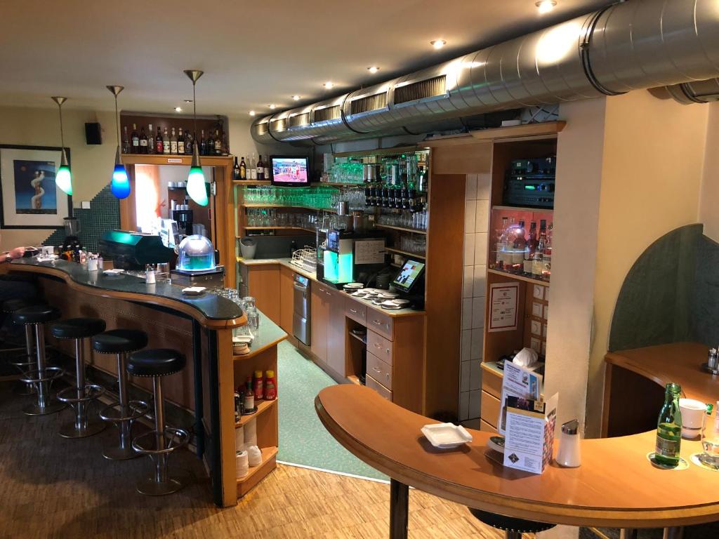 Lounge nebo bar v ubytování Schlafgut