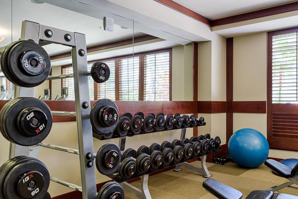 Fitness centrum a/nebo fitness zařízení v ubytování Third Floor villa Ocean View - Beach Tower at Ko Olina Beach Villas Resort