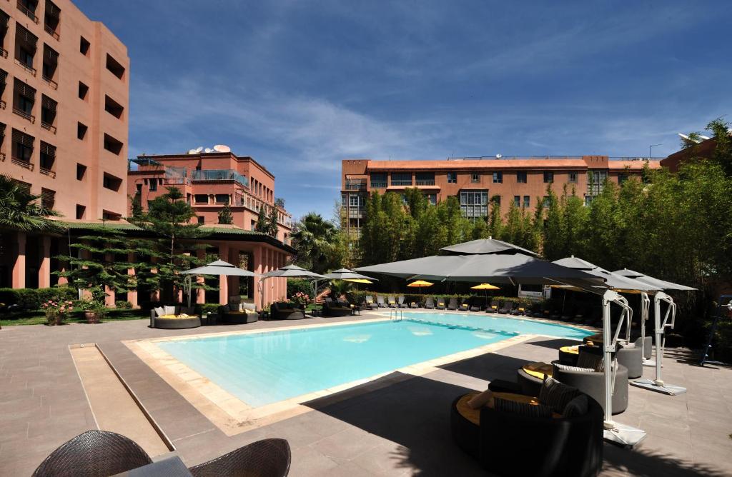 Bazén v ubytování Novotel Marrakech Hivernage nebo v jeho okolí