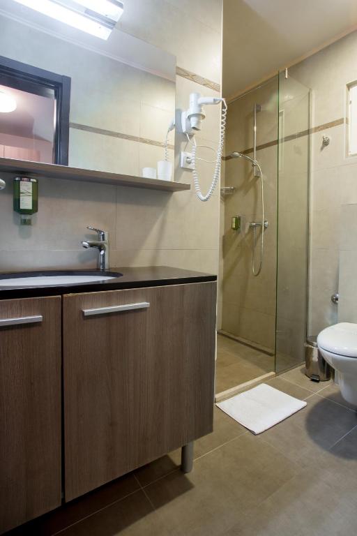 Koupelna v ubytování Garni Hotel Zenit