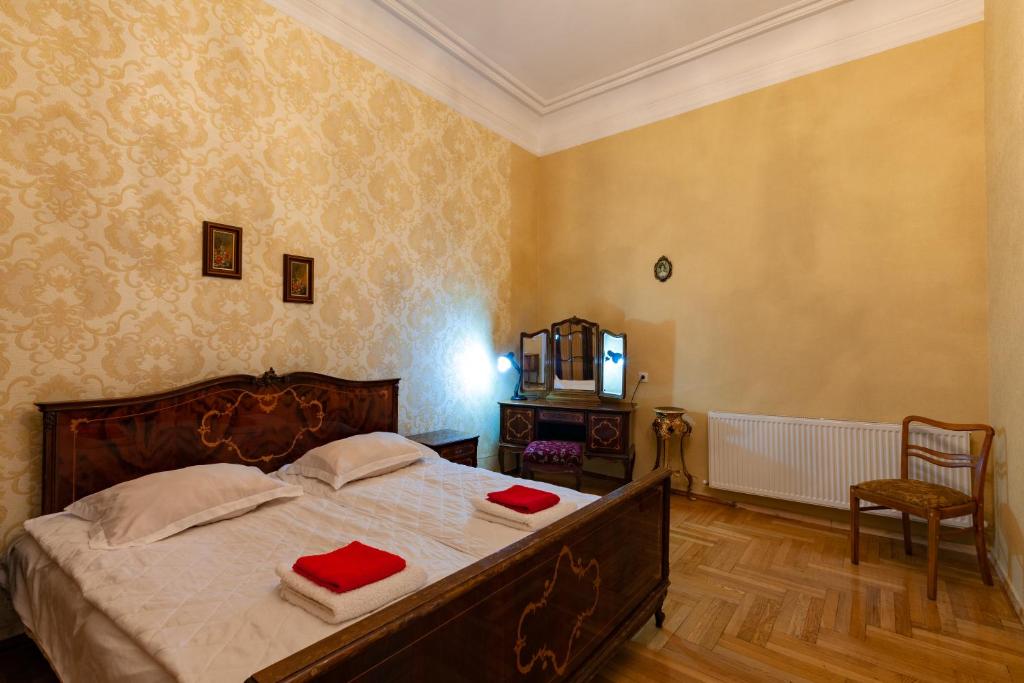Postel nebo postele na pokoji v ubytování Guest House Keria