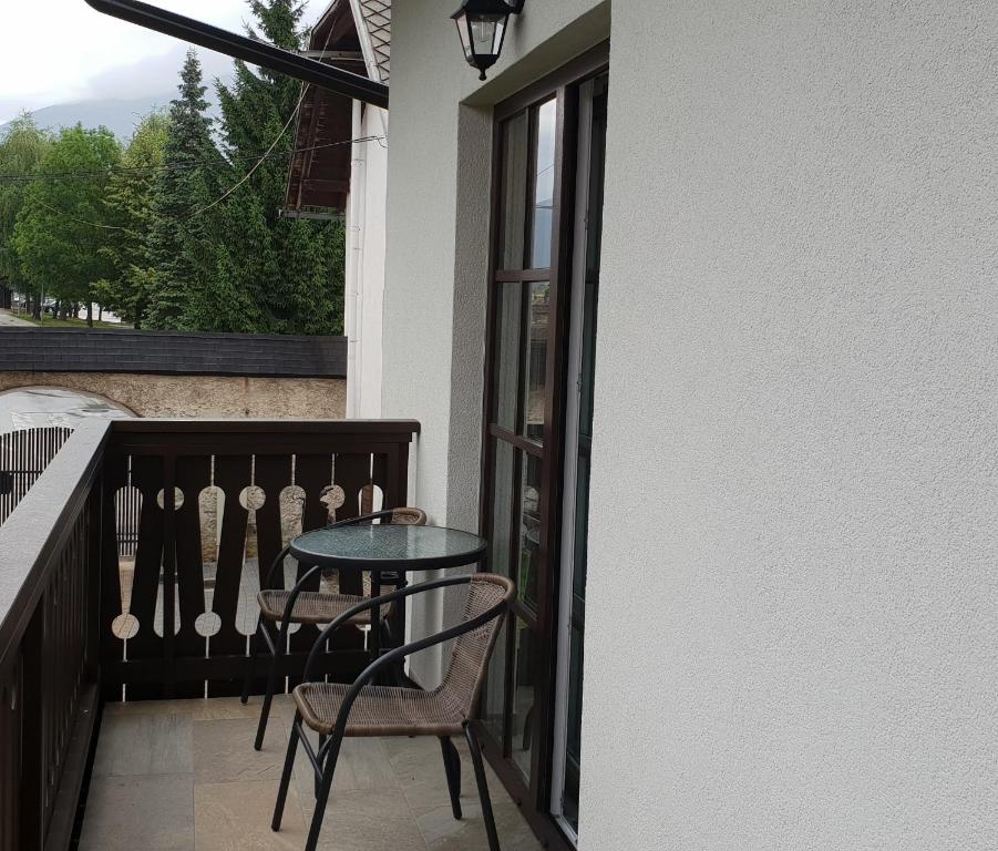 Balkón nebo terasa v ubytování B&B Vidmar, Lesce-Bled