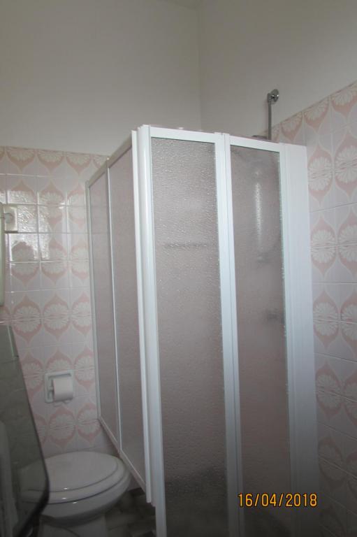 Koupelna v ubytování Hotel Toschi