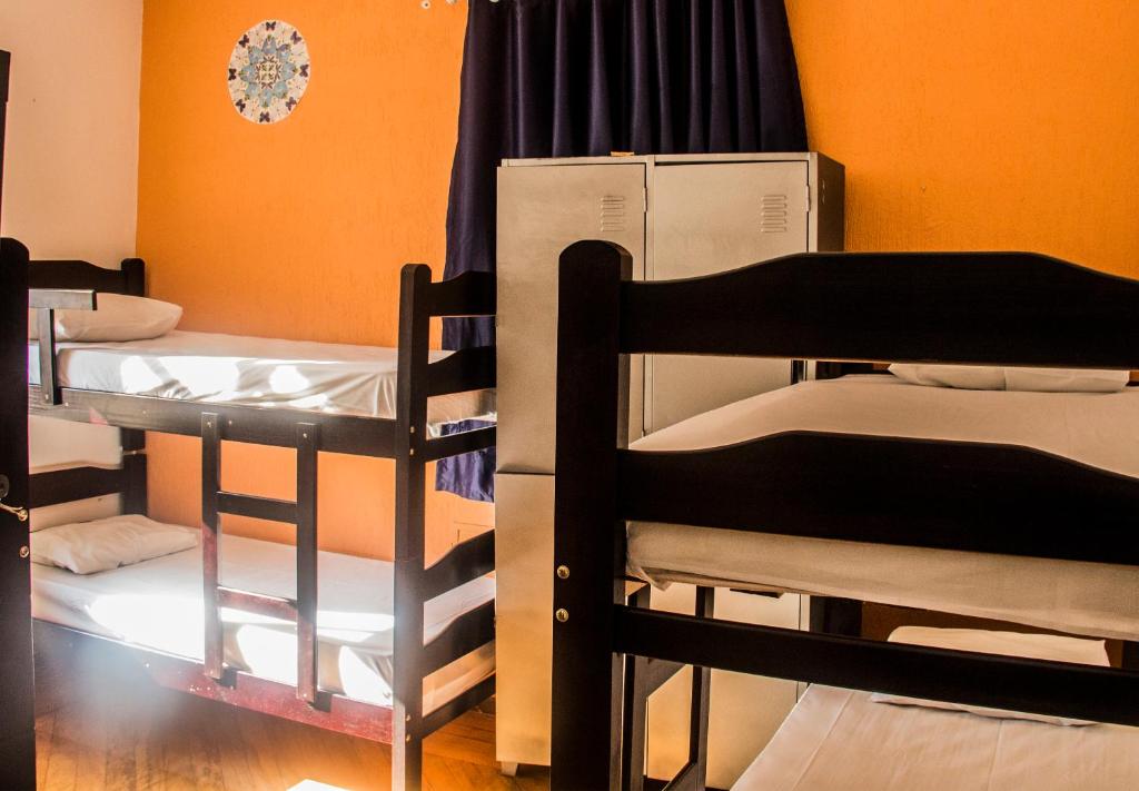 Postel nebo postele na pokoji v ubytování São Paulo Global Hostel