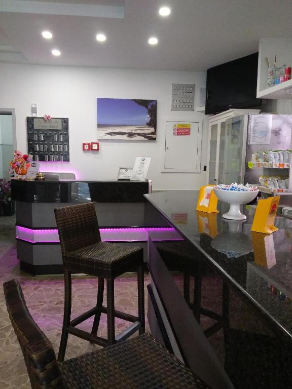 Kuchyň nebo kuchyňský kout v ubytování Hotel AnnaMare