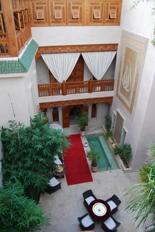 Zahrada ubytování Riad Flam & Spa