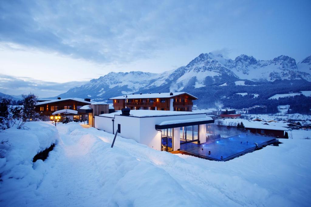 Hotel Der Bär v zime