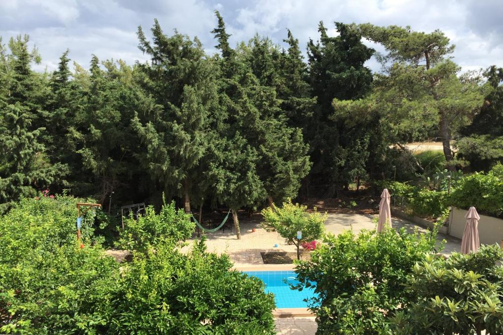Zahrada ubytování Sunny Rhodes Villa