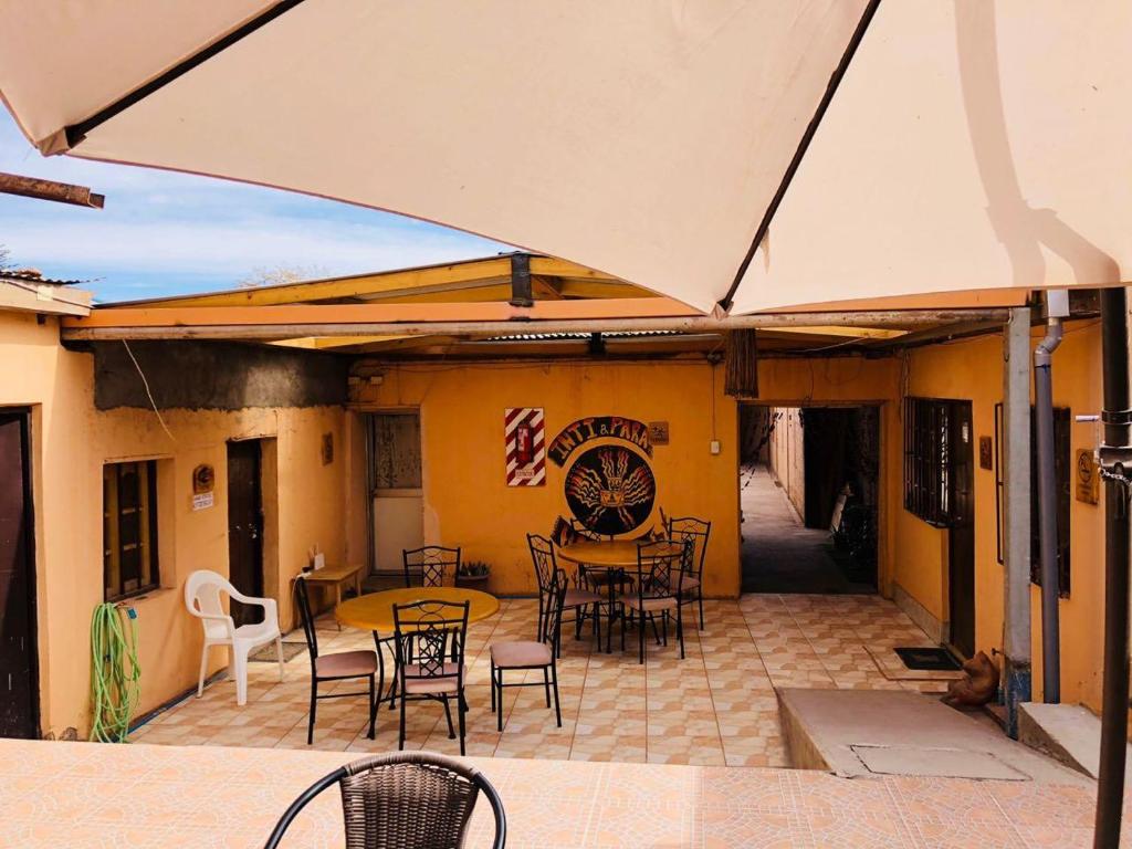 Patio nebo venkovní prostory v ubytování Hostal Intipara