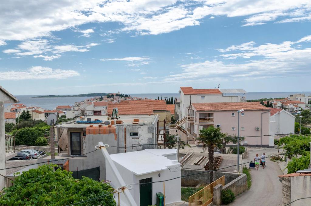 a city view from the roof of a building at Apartments Biserka in Primošten