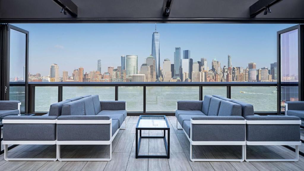 Posezení v ubytování Hyatt House Jersey City