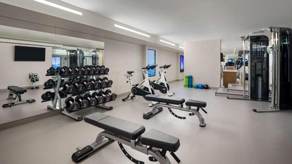 Fitness centrum a/nebo fitness zařízení v ubytování Hyatt Centric Brickell Miami