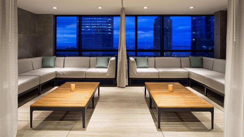 Posezení v ubytování Hyatt House Jersey City