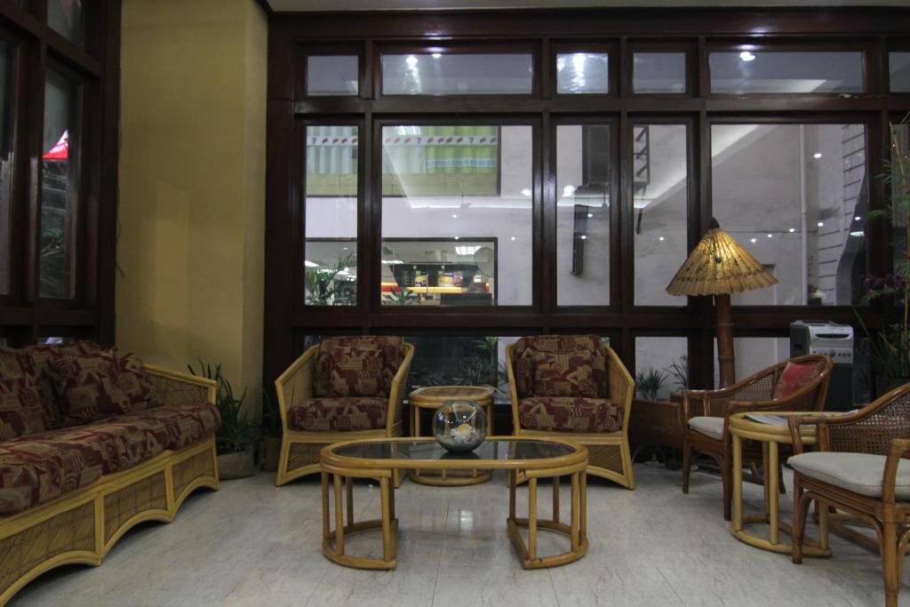 Posezení v ubytování Casa Rosario Hotel
