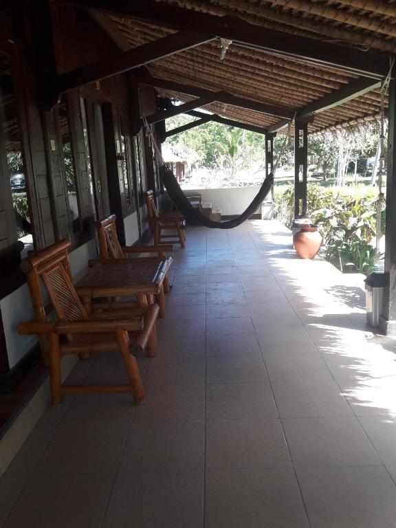 Area soggiorno di Selong Belanak Bungalows