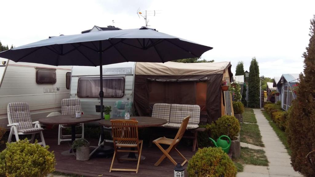 Zahrada ubytování Caravans Magda