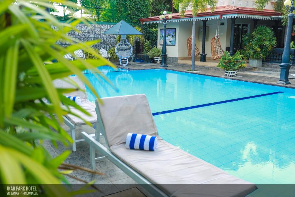 Bazén v ubytování JKAB Park Hotel nebo v jeho okolí