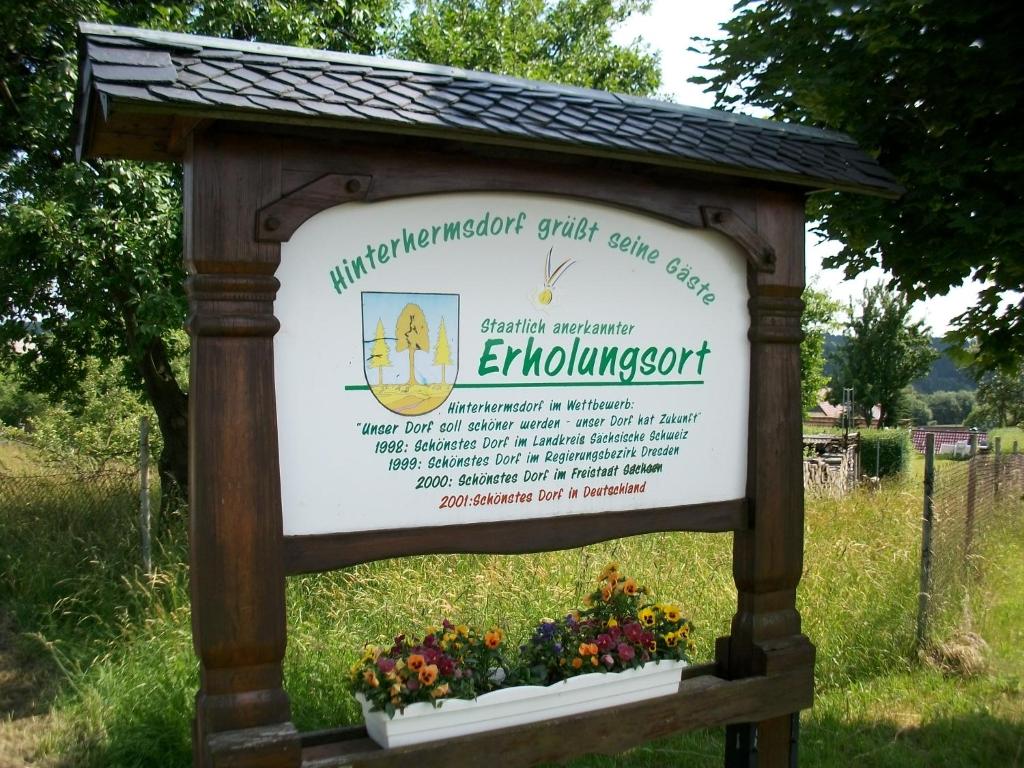 Certifikát, hodnocení, plakát nebo jiný dokument vystavený v ubytování Fewo Hoyer