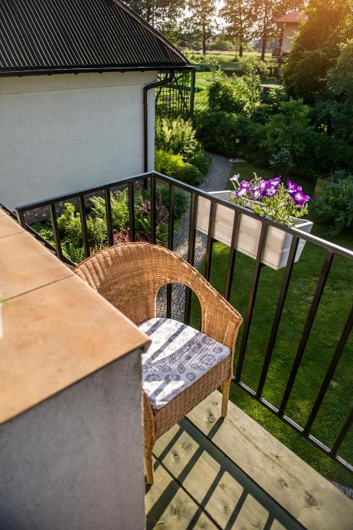 Balkón alebo terasa v ubytovaní Jadą Goście