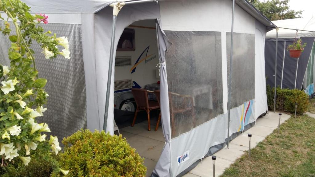Zahrada ubytování Caravans Magda