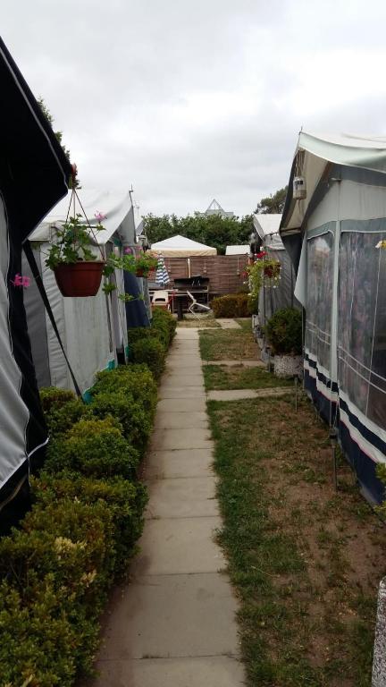 Zahrada ubytování Caravans Magda