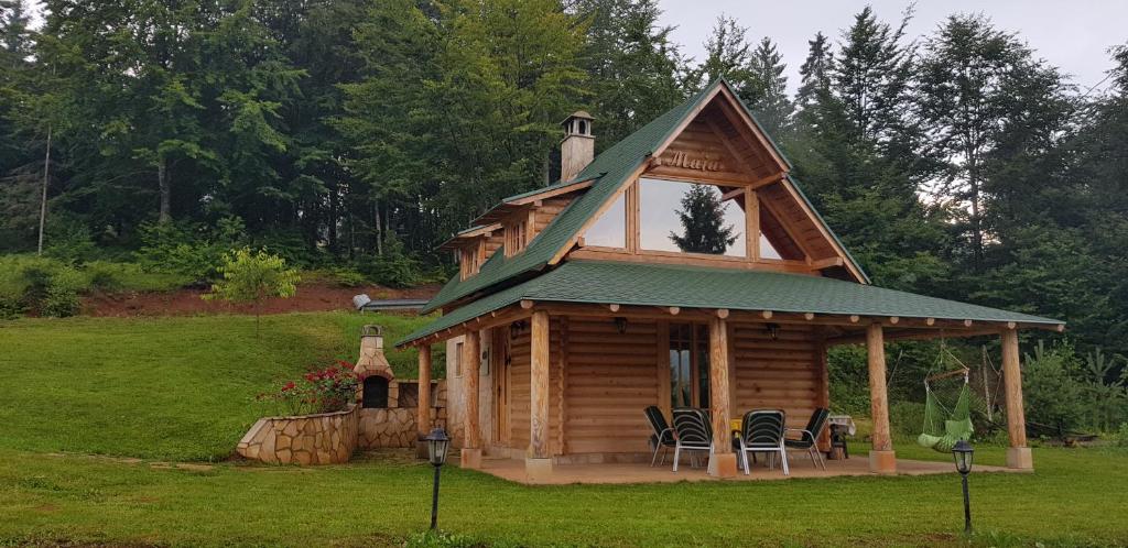 Zahrada ubytování Vila Maja