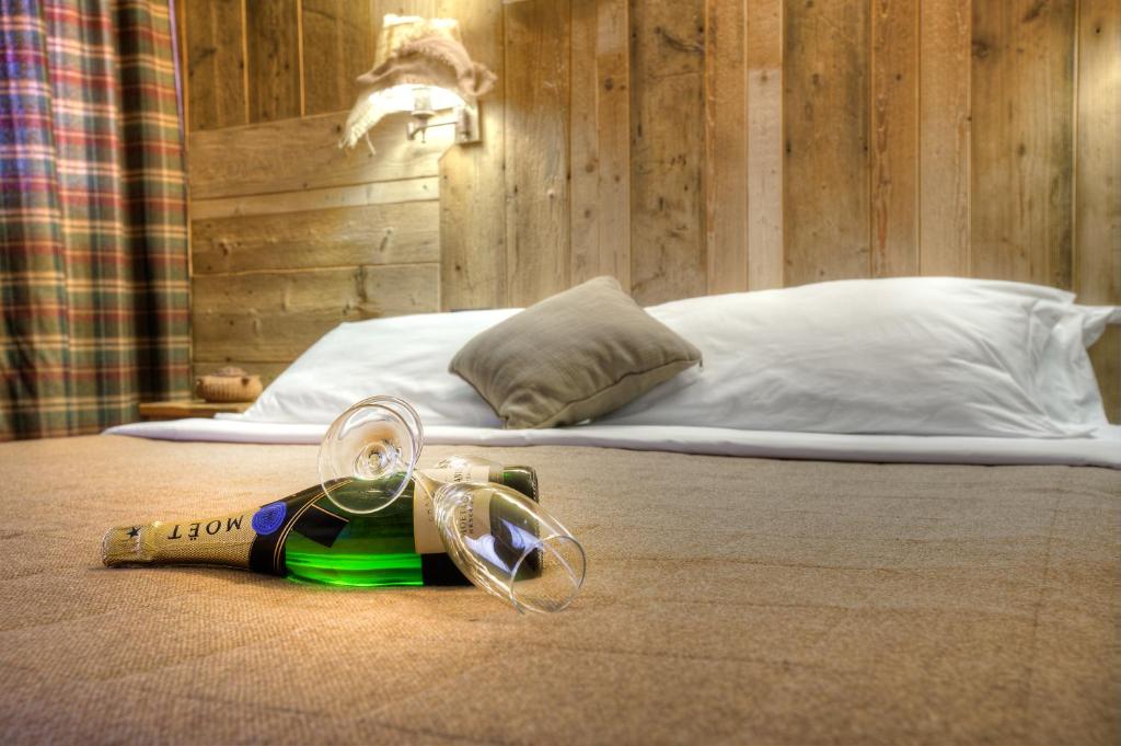 Postel nebo postele na pokoji v ubytování Hotel Meublé Mon Rêve