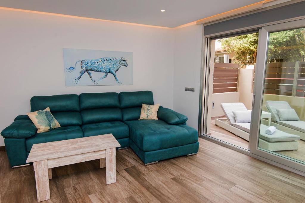A seating area at Villa Can Nieves