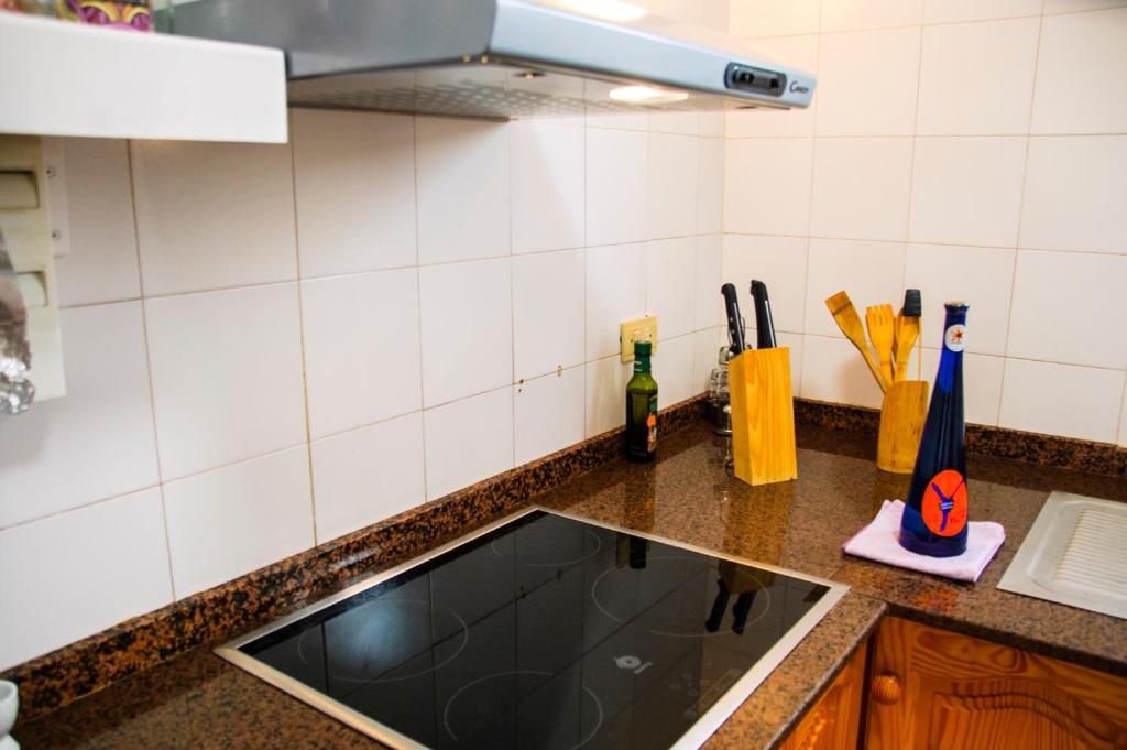 A kitchen or kitchenette at Seaview Risco de Famara 1