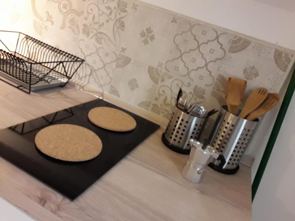 Kuchnia lub aneks kuchenny w obiekcie Brau&Frau