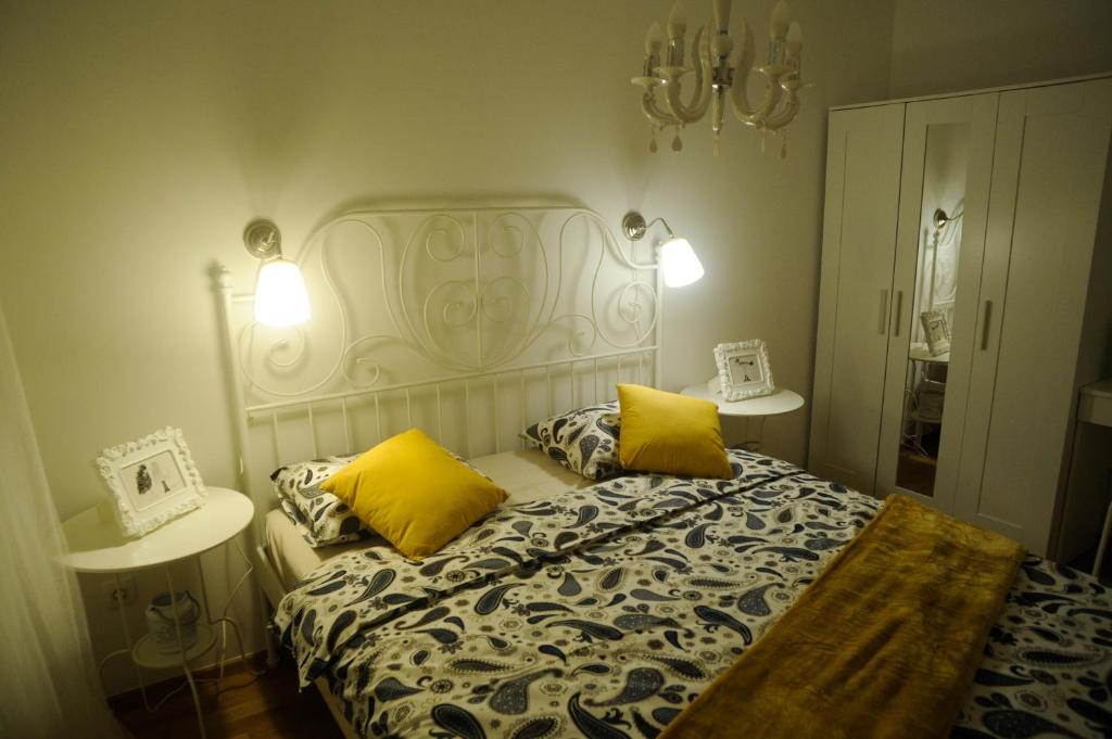 Posteľ alebo postele v izbe v ubytovaní Golden Gate Apartment Zadar